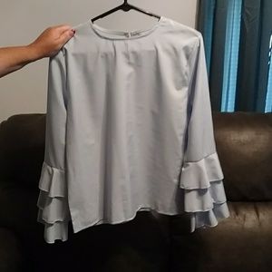 Light blue, polyester size XL but small